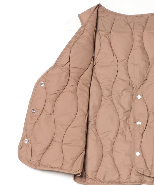 and per se フード付きキルティングベスト フード付きキルティングベスト - ブラック | ZARA Japan / 日本