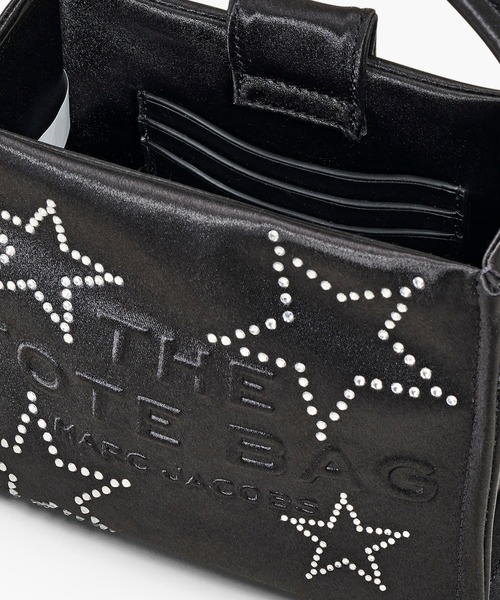 VIP価格 マークジェイコブス スター サテン ミニ トートバッグ MARC JACOBS トートバッグ THE SATIN TOTE BAG/ザ スター サテン