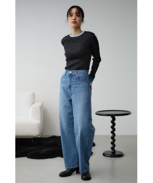 デニム・ジーパン MISBHV Woman Jeans Blue 241W301 MALIBU BLU DENIM