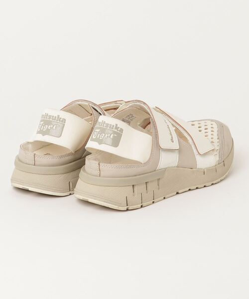 オニツカタイガー ベージュ ストラップ付き厚底サンダル Onitsuka Tiger 「Onitsuka Tiger」 フラットサンダル 22.5
