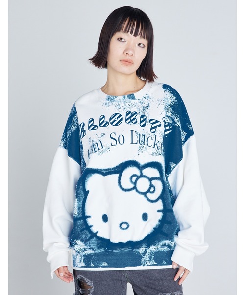 tシャツ 「HELLO KITTY x little sunny bite」 sweat top レディース メンズ Little sunny bite tシャツ 「HELLO KITTY x little bite