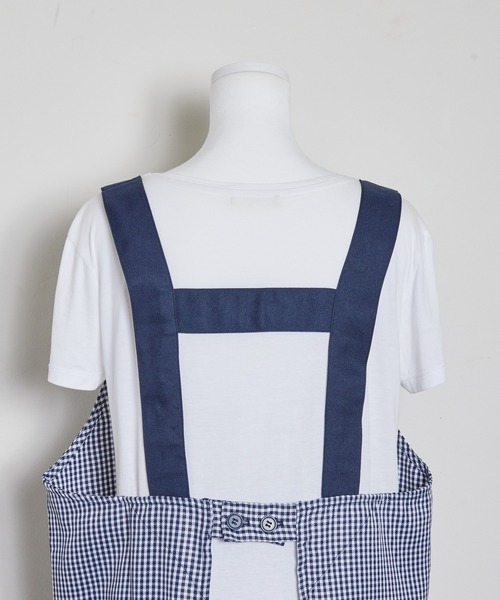 エプロン URT:撥水加工 チェック H型ロング丈エプロン | COMMON WARE | 22