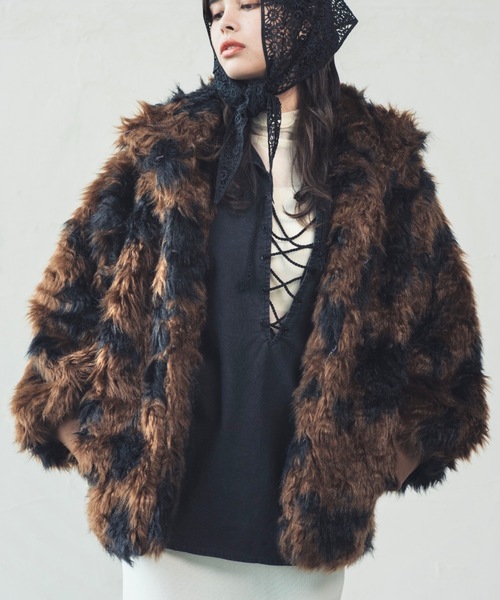 ORIENT MILLINERY ブルゾン アウター VINTAGE LIKE COW FUR BLOUSON