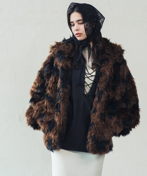 ORIENT MILLINERY ブルゾン アウター VINTAGE LIKE COW FUR BLOUSON