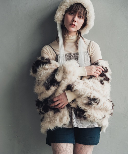ORIENT MILLINERY ブルゾン アウター VINTAGE LIKE COW FUR BLOUSON