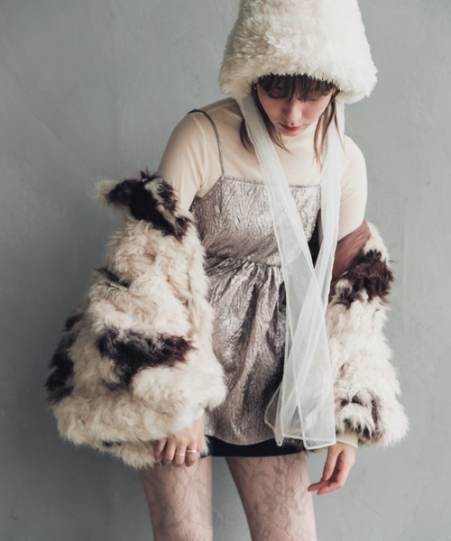 ORIENT MILLINERY ブルゾン アウター VINTAGE LIKE COW FUR BLOUSON