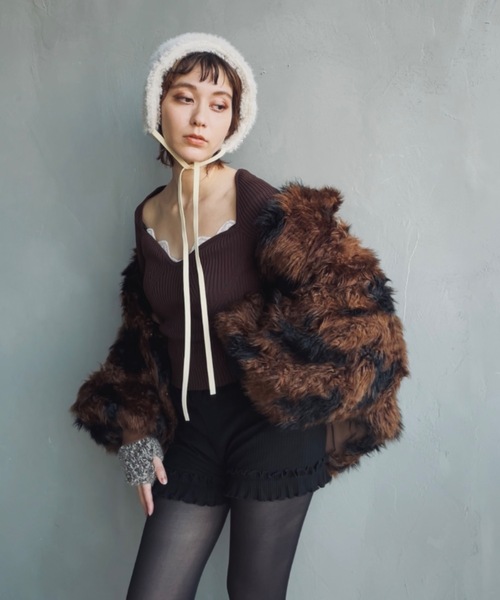 ORIENT MILLINERY ブルゾン アウター VINTAGE LIKE COW FUR BLOUSON