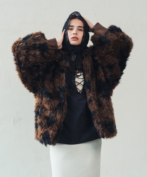 ORIENT MILLINERY ブルゾン アウター VINTAGE LIKE COW FUR BLOUSON