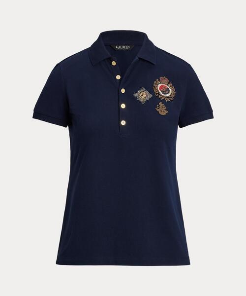 POLO RALPH LAUREN ポロシャツ レディース Lサイズ ネイビー 楽天市場】ラルフローレン ポロシャツ レディース（ポロシャツ