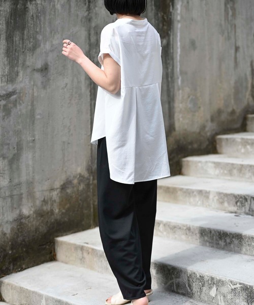 レディース 半袖シャツ・ブラウス 14（レディースシャツ、ブラウス）（サイズ（S/M/L）：4L