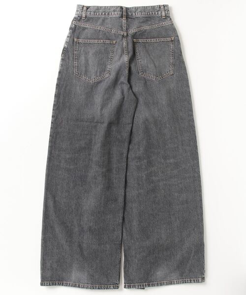 パンツ JOHN LAWRENCE SULLIVAN WASH WIDE JEANS Washed denim wide pants