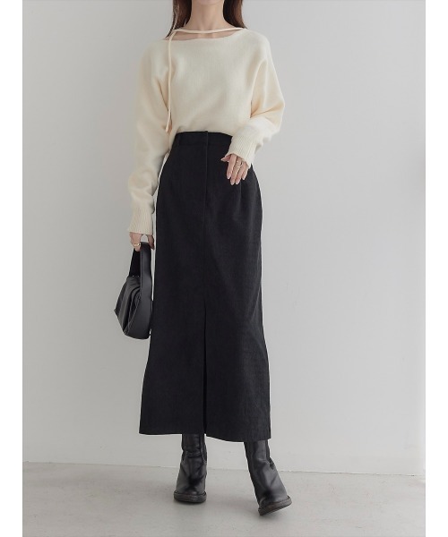 amel（エイメル） ニット セーター 「RE ARRIVAL」チョーカーリボン