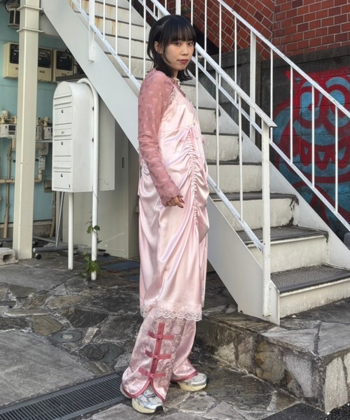 週末限定セール【美品】Candy stripperワンピース ピンク Candy Stripper｜RIBBON CHINA ONE-PIECE | Rakuten Fashion