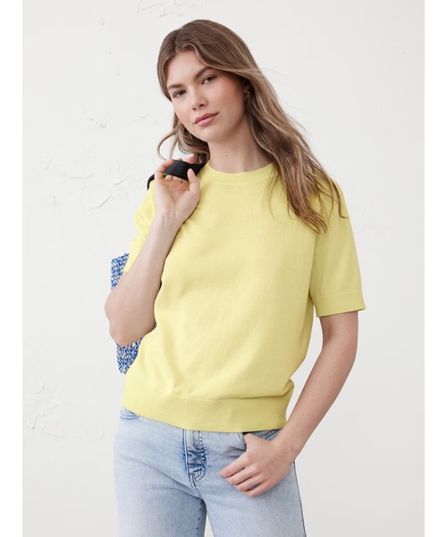 ニット セーター BANANA REPUBLIC FACTORY STORE　　ショートスリーブ セーター レディース BANANA REPUBLIC ニット セーター FACTORY STORE ショート