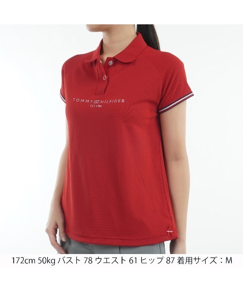 トミー ポロシャツ レディース TOMMY JEANS（トミー・ジーンズ） レディースポロシャツ DW0DW15323