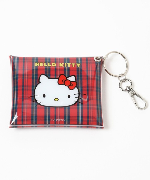 【新品】 ハローキティ LOWRYS FARM Me% カラビナ付きポーチ 黒 Me% ポーチ 「HELLO KITTY」カラビナ付きポーチ 233324