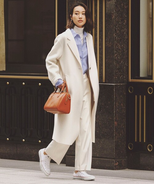 23区 「23区」 チェスターコート 38 ベージュ レディース : ZOZOTOWN