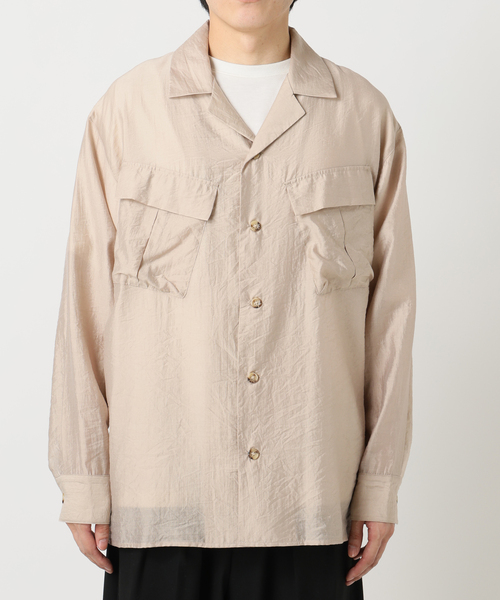 MARC LE BIHAN ミリタリーシャツ B.C STOCK シャツ 「Deux Allures/ドゥ アリュール」シアー