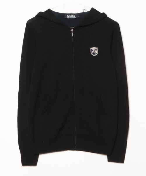HYSTERIC GLAMOUR フード付きパーカー S HYSTERIC GLAMOUR（ヒステリックグラマー） ニットパーカー SMALL