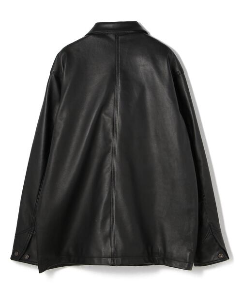 革ジャン ライダース Schott/ショット/LAMB LEATHER COVERALL JACKET/ラムレザー カバーオール ジャケットの画像
