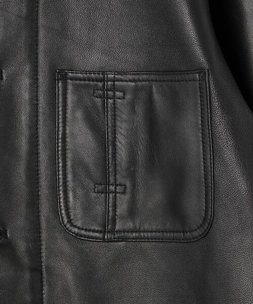 革ジャン ライダース Schott/ショット/LAMB LEATHER COVERALL JACKET/ラムレザー カバーオール ジャケットの画像