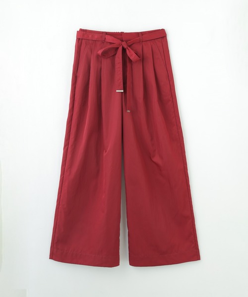 ROSE BUD（ローズバッド） パンツ NYLON TUCK PANTS レディース