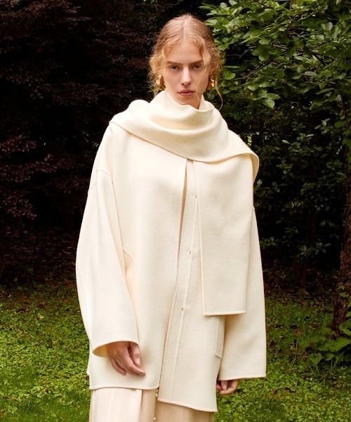 FRAY I.D（フレイ・アイディー） ノーカラーコート 0 ホワイト