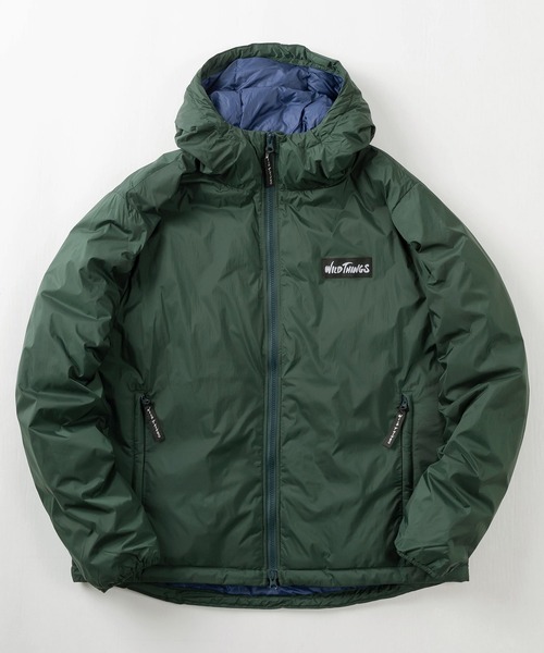 WILDTHINGS フード付きビレイジャケット グリーン WILDTHINGS フード付きビレイジャケット グリーン - メルカリ