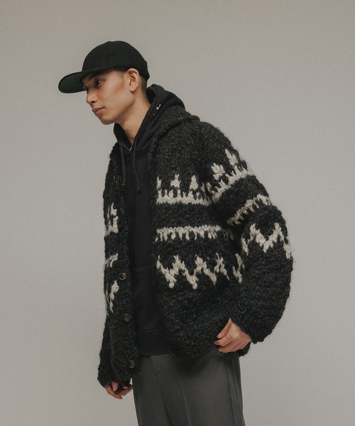 M TO R（ムウトアール） ニットカーディガン FREE ブラック レディース