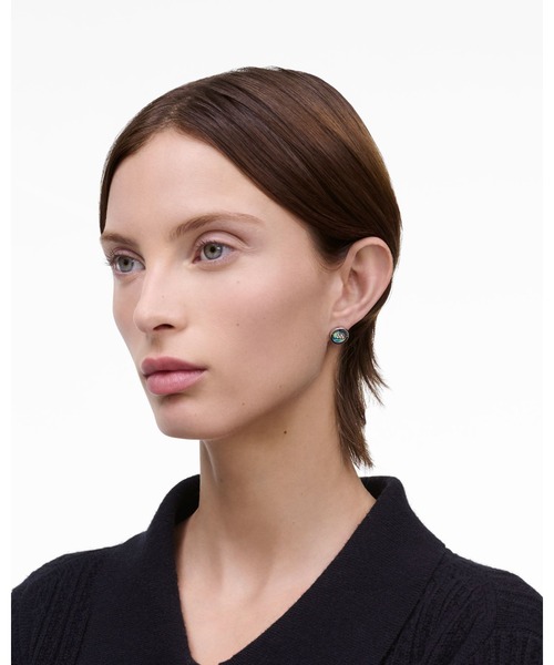 【MARC JACOBS】ボタンスタッド ピアス Marc Jacobs Button ピアス | ゴールドトーン | FARFETCH JP