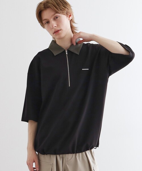 TAKEO KIKUCHI ⭐️ ポロシャツ 半袖 シャツ シンプル ブラック タケオキクチ | ポロシャツ通販 | ワールド オンラインストア