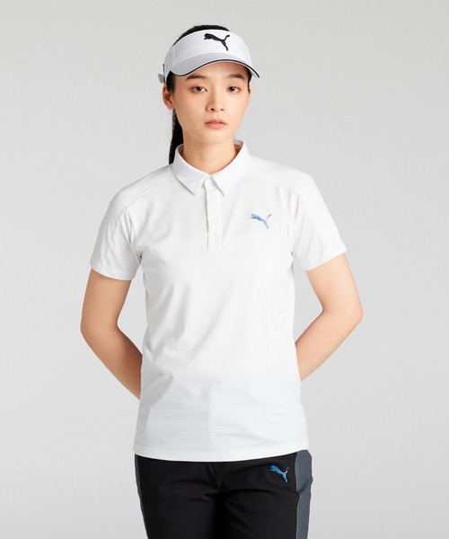 ポロシャツ ポロ PUMA プーマ ウィメンズ ゴルフ PF テック ライン 半袖 ポロシャツ レディース PUMA ポロシャツ ポロ プーマ ウィメンズ ゴルフ PF テック