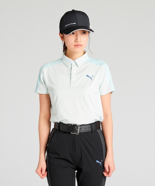 ポロシャツ ポロ PUMA プーマ ウィメンズ ゴルフ PF テック ライン 半袖 ポロシャツ レディース PUMA ポロシャツ ポロ プーマ ウィメンズ ゴルフ PF テック