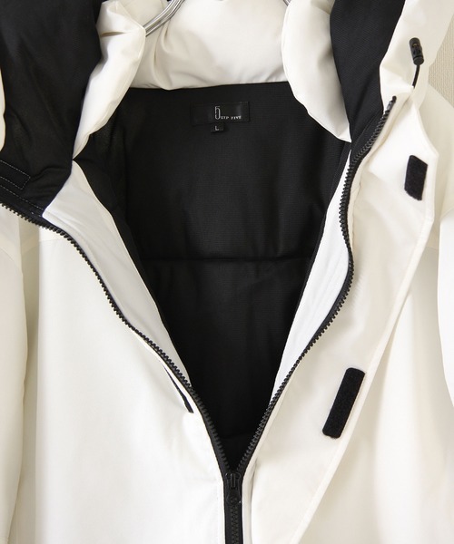 「ZIP FIVE」 ブルゾン MEDIUM ブラック×カーキ メンズ_画像4