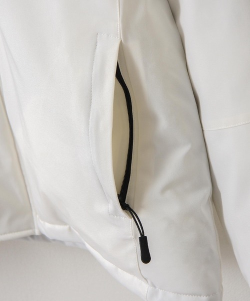 「ZIP FIVE」 ブルゾン MEDIUM ブラック×カーキ メンズ_画像7