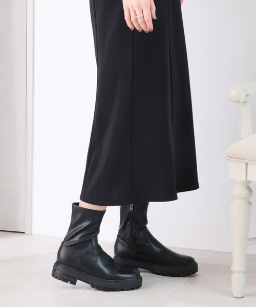 「VIVIAN」 ショートブーツ L アイボリー レディース_画像6