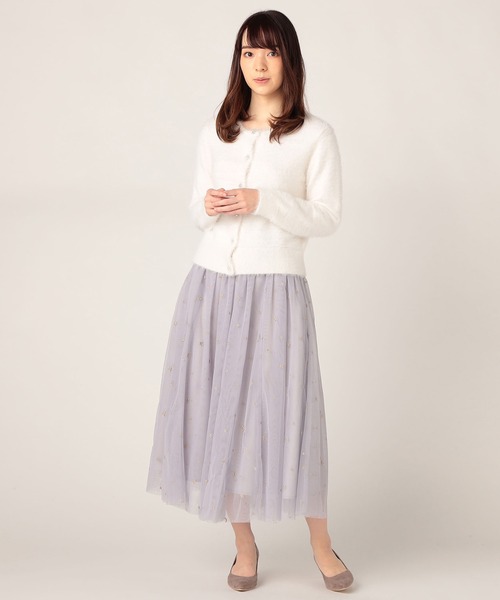 「LAISSE PASSE」 ニットカーディガン MEDIUM モカ レディース_画像5