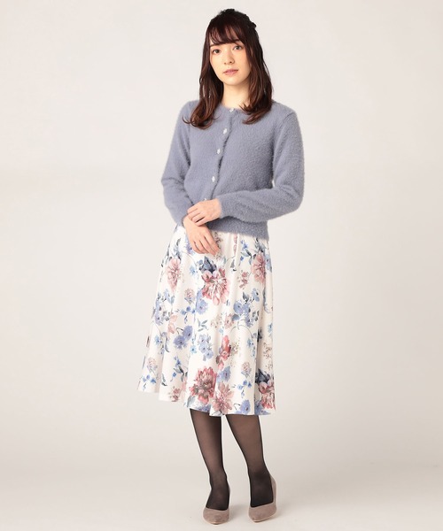 「LAISSE PASSE」 ニットカーディガン MEDIUM モカ レディース_画像7