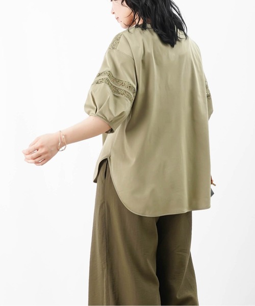 LADY LUCK LUCA tシャツ LC/LLL レースライン袖TOPS レディース