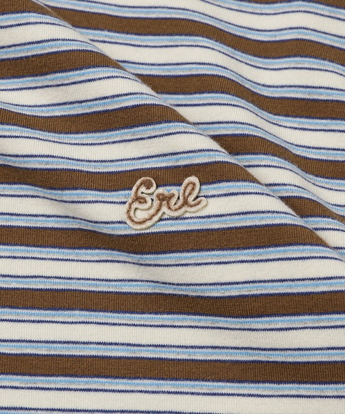ERL ロンＴ L ERL Striped Long Sleeve T-Shirt Brown – ESSXNYC