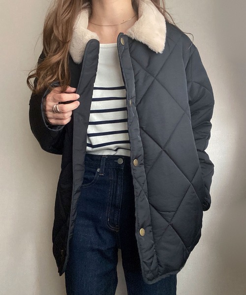 「JUNOAH」 ジャケット MEDIUM モカ レディース_画像2