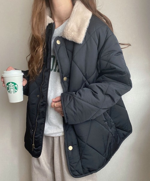 「JUNOAH」 ジャケット MEDIUM モカ レディース_画像3