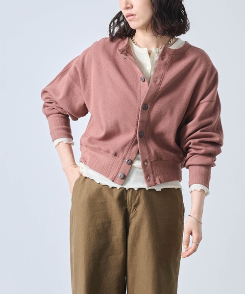 tシャツ 「KHA:KI / カーキ」HONEYCOMB CARDIGAN レディース kha:ki tシャツ 「KHA:KI / カーキ」HONEYCOMB CARDIGAN