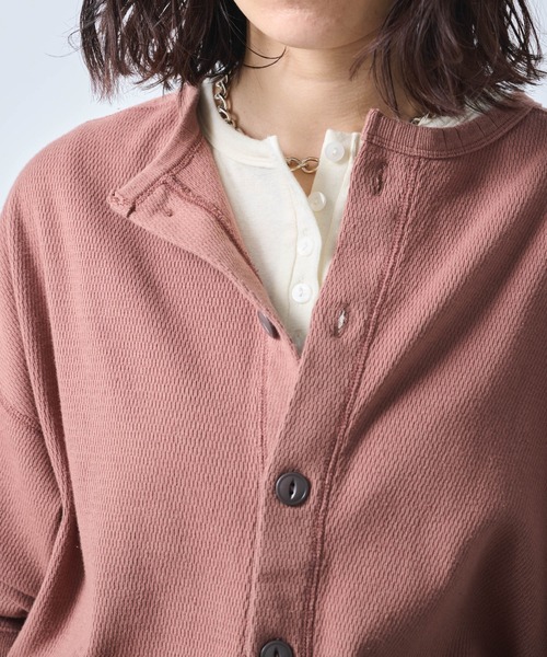 tシャツ 「KHA:KI / カーキ」HONEYCOMB CARDIGAN レディース kha:ki tシャツ 「KHA:KI / カーキ」HONEYCOMB CARDIGAN