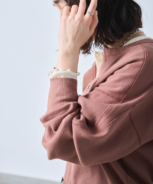 kha:ki tシャツ 「KHA:KI / カーキ」HONEYCOMB CARDIGAN