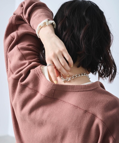 tシャツ 「KHA:KI / カーキ」HONEYCOMB CARDIGAN レディース kha:ki tシャツ 「KHA:KI / カーキ」HONEYCOMB CARDIGAN