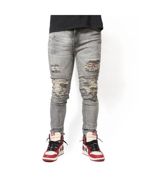パンツ mnml mnml X284 STRETCH DENIM GREY