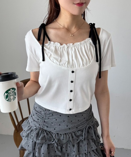 one after another NICE CLAUP tシャツ 「WEB限定」レイヤード