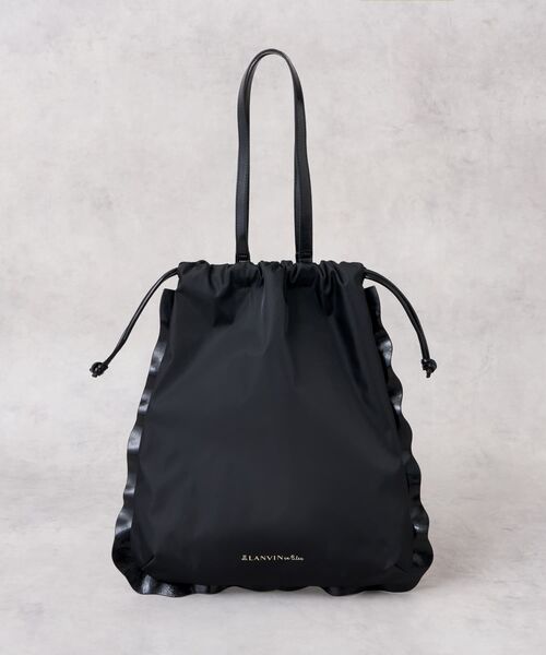 LANVIN en Bleu トートバッグ コンビフリルドロストトートバッグ