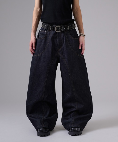 デニム・ジーパン [PANDORAFIT] BOOTSCUT Million Jeans ANDER HUNK ジーンズ 13oz Rigid Curve Denim / 13オンス